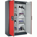 ARMOIRE SÉCURITÉ Q-CLASSIC-90 Q90.195.120.MM GRIS/ROUGE