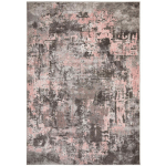 FLAIR RUGS - TAPIS DESIGN RAYÉ POUR SALON WONDERLUST ROSE 80X150 - ROSE