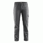 PANTALON DE TRAVAIL INDUSTRIE FEMME GRIS/NOIR TAILLE 50C - BLAKLADER