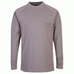 PORTWEST FR33 TEE SHIRT MANCHES LONGUES BIZFLAME FR GRIS - TAILLE L