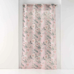 RIDEAU VOILAGE IMPRIMÉ ALISSIA 140X240CM ROSE