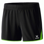 SHORT - ERIMA - 5-C CLASSIC FEMME NOIR/GREEN