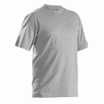 T-SHIRTS COL ROND PACK X5 GRIS TAILLE XL - BLAKLADER