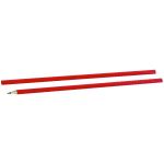 2 CRAYONS ROUGE DE MENUISIER 30CM SKIN