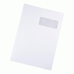 ENVELOPPE 229 X 324 MM BRUNEAU 100 G AVEC FENÊTRE 45 X 100 MM BLANCHE - BOÎTE DE 500