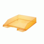 LOT DE 12 - CORBEILLE À COURRIER HAN ORANGE CRISTAL