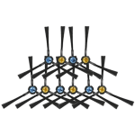 TLILY - 10 PIÈCES SÉRIES LA BROSSE LATÉRALE D'ASPIRATEUR ROBOT CONVIENT POUR V8 V8S X750 A7 X800 X785 V80 ACCESSOIRES DE PIÈCES D'ASPIRATEUR ROBOTIQUE