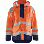 VESTE DE PLUIE HAUTE VISIBILITÉ NIVEAU 1 TAILLE M - MANUTAN COLLECTIVITÉS