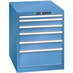 ARMOIRE BLEU CAP. 564X725X700 AVEC 6 TIR. 75KG _ 14.352.040 - LISTA