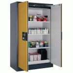 ARMOIRE SÉCURITÉ Q-PEGASUS-90 Q90.195.120.WDAC GRIS/JAUNE - MANUTAN COLLECTIVITÉS