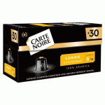 CAPSULES DE CAFÉ CARTE NOIRE LUNGO CLASSIQUE N° 6 - BOÎTE DE 30