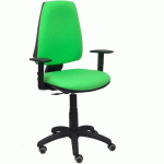 CHAISE ELCHE CP BRAS RÉGLABLE ROUE PARQUET - PISTACHE