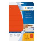 HERMA ETIQUETTES COULEUR - HERMA - COLORIS : ROUGE -  105 X 42,3 - BOITE DE 280 ÉTIQUETTES