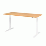 BUREAU ÉLECTRIQUE XMKA12 -180 X 80 CM HÊTRE - HAMMERBACHER
