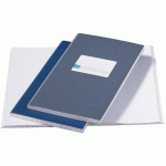 CAHIER: 165X105 RELIURE COLLÉE: 96 FEUILLES/192 PAGES: BLEU - DJOIS MADE BY TARIFOLD