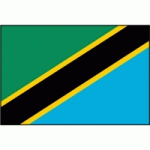 DRAPEAU TANZANIE : DIMENSIONS - 40 X 60 CM