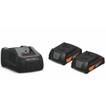 BATTERIE 2X + CHARGEUR BATTERS STARTER SET GBA 18 V 2.0 AH AS