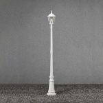 KONSTSMIDE LAMPE POUR MÂT FIRENZE À 1 LAMPE, BLANCHE