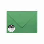 PAQUET DE 5 ENVELOPPES POLLEN 162X229MM 120G/M2 - VERT SAPIN - LOT DE 10