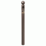 POTELET CENDRIER Ø 76 MM POMMEAU BOULE - ZINC GRIS PROCITY - PROCITY