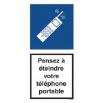 TÉLÉPHONE PORTABLE - PANNEAU D'INFORMATION
