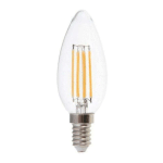 V-TAC AMPOULE LED E14 4W FILAMENT DE BOUGIE 4000K