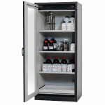 ARMOIRE SÉCURITÉ Q-DISPLAY-30 Q30.195.086.WDFW GRIS/ROUGE - MANUTAN COLLECTIVITÉS