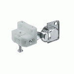 FERRURE GUIDAGE PORTE PLIANTE - NOIR - GAUCHE - WINGLINE S - PUSH HETTICH
