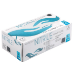 GANTS JETABLES NITRILE NOIRS TAILLE 7, BOITE DE 100