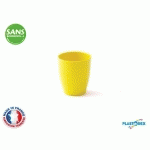 GOBELET ENFANT 16 CL MELAMINE JAUNE
