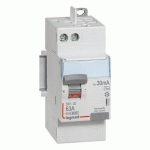 INTERRUPTEUR DIFFÉRENTIEL DX³-ID 2P 63A 30MA 2 MODULES - LEGRAND - 411650