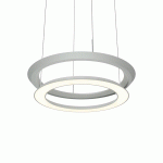 OLIGO YANO SUSPENSION LED UP/DOWN, CCT, ARGENTÉE