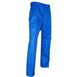 PANTALON CLOU EN COTON SERGÉ BLEU BUGATTI T36 - LMA LEBEURRE - 100141 T36