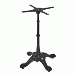 PIED DE TABLE CENTRAL RÉTRO 4 BRANCHES FONTE