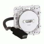 PRISE HDMI TYPE A - BLANC - ODACE SCHNEIDER