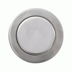 ROSACE RONDE À CLIPSER EN INOX POLI/SATINÉ SLIM STYLE EZ170 - Ø54MM - BORGNE KARCHER DESIGN