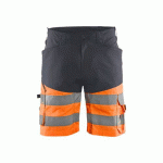 SHORT HAUTE VISIBILITÉ GRIS MOYEN ET ORANGE FLUO - BLAKLADER