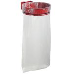SUPPORT SAC POUBELLE MURAL ROSSIGNOL ECOLLECTO EXTRÊME ROUGE SANS COUVERCLE 110 L