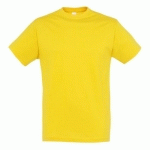 TEE-SHIRT PERSONNALISABLE CLASSIC ADULTE 150G JAUNE