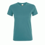 TEE-SHIRT PERSONNALISABLE FEMME EN COTON BLEU CANARD