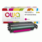 TONER REMANUFACTURÉ OWA - STANDARD - MAGENTA - POUR HP CE253A, CANON 723M