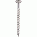 VIS BOIS HECO TOPIX TÊTE RONDE LARGE TX 6X160 T25 FP (100 PIÈCES)