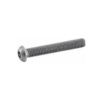 VIS TÊTE BOMBÉE SIX PANS CREUX INVIOLABLE - AVEC TÉTON CENTRAL - INOX A2 5X12 MM - BOÎTE DE 100