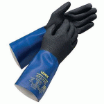 GANTS DE MANUTENTION PROTECTION CHIMIQUE RUBIFLEX S XG35B - TAILLE 8 - UVEX