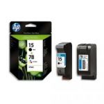 HP CARTOUCHE JET D'ENCRE PACK N° 15 + 78 SA310AE