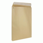 POCHETTE À SOUFFLETS 3 CM KRAFT BRUN ARMÉ 340 X 465 MM BRUNEAU SANS FENÊTRE - BOÎTE DE 50
