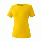 T-SHIRT TEAMSPORT - ERIMA - CASUAL BASIC FEMME JAUNE