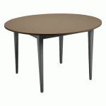 TABLE GRAND LARGE Ø120 CM STRAT ABS - PIERRE LUNE/ANTHRACITE - SUNSET CREATION