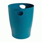 CORBEILLE À PAPIER ECOBIN EXACOMPTA COULEUR BLEU CANARD