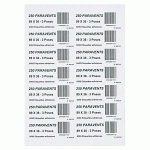 ÉTIQUETTE POLYVALENTE ANGLES ARRONDIS BOÎTE 100 PLANCHES RAJA